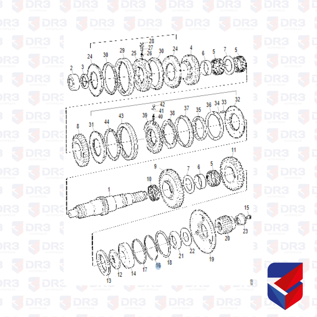 Arruela Calco Ajuste Caixa Cambio Scania 0 25mm 378637 BrCompany Loja DR3