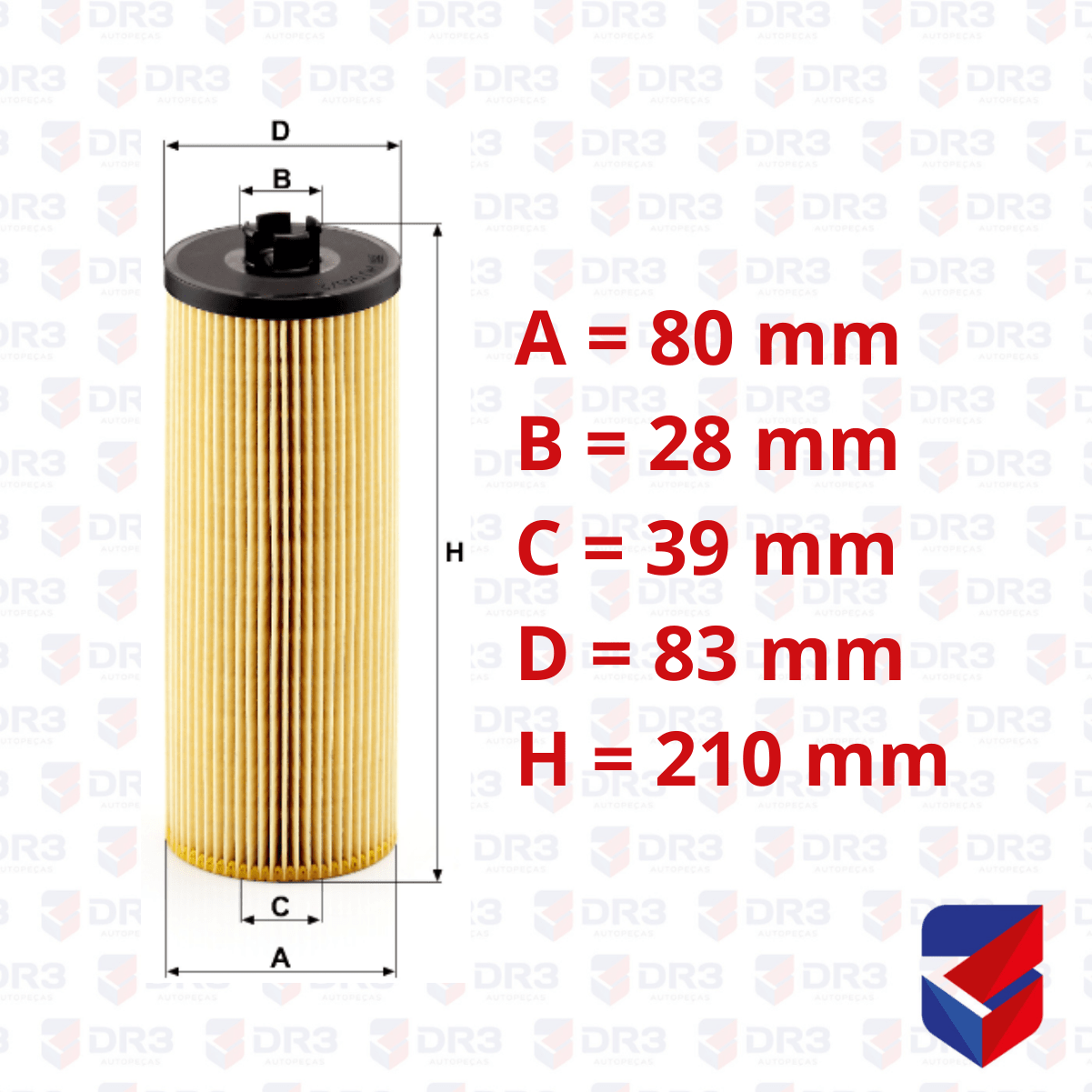 Filtro Lubrificante Mercedes Benz Atego HU9452X Mann Filter Mann Filter