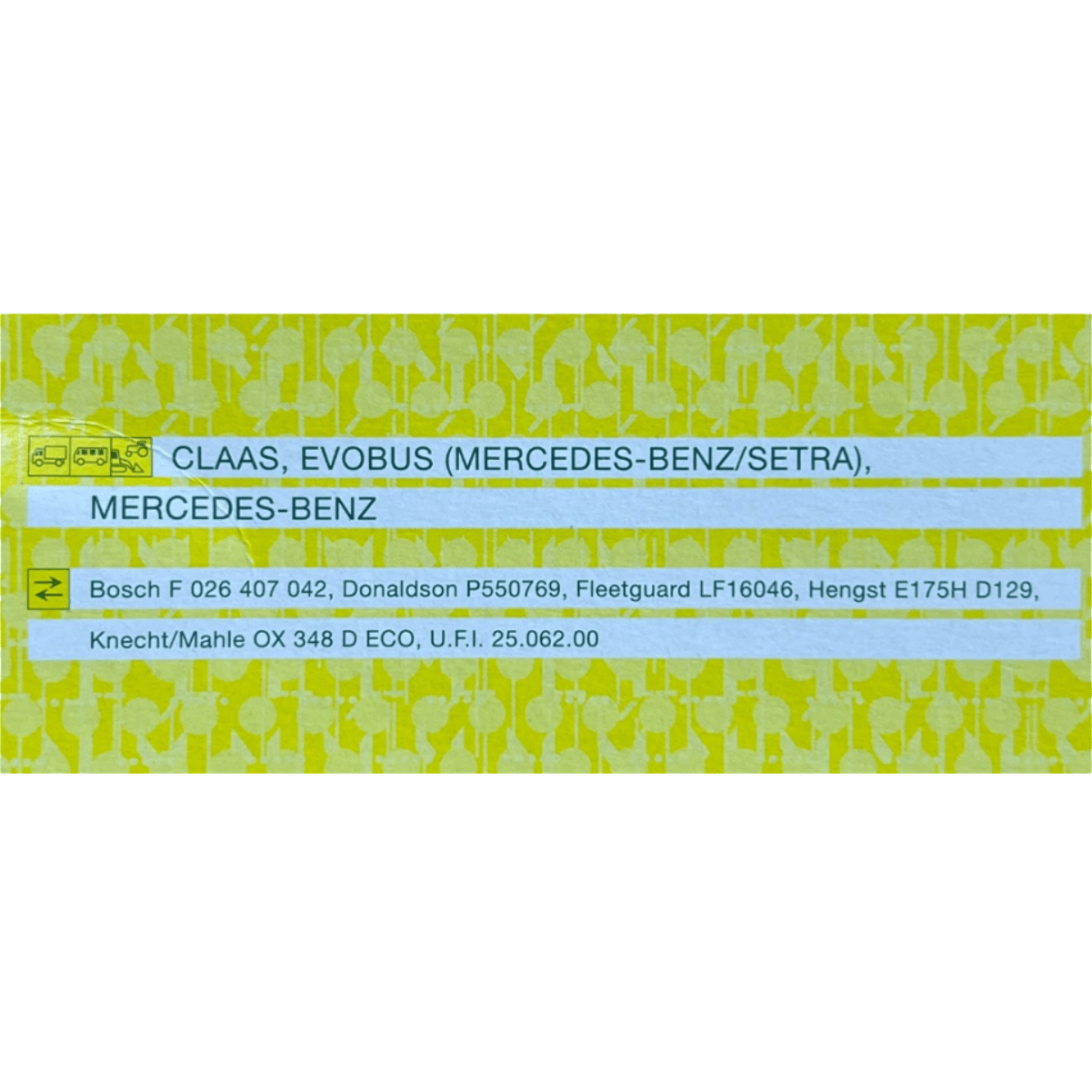 Filtro Lubrificante Mercedes Benz Axor OM460LA Mann Filter