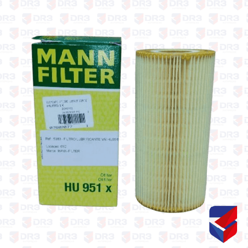 Filtro Lubrificante Volkswagen 07W115436A HU951X Mann Filter