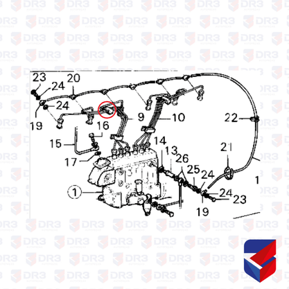 Abracadeira 4 Canos de Bico Scania 324690 006769 BrCompany