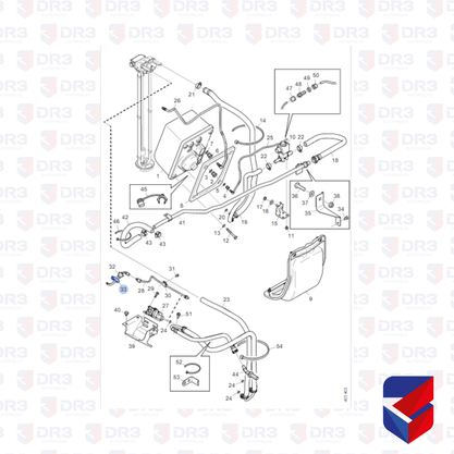 Abracadeira Bico Injetor Arla Scania Euro 5 1763904