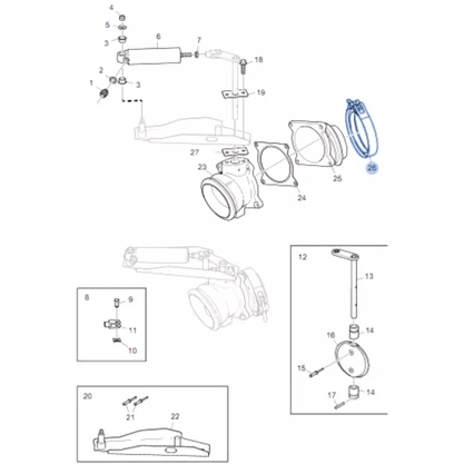Abracadeira Escape Caracol Galvanizado Scania S4 1431701 005708 Cipec