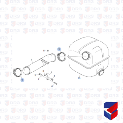 Abracadeira Escape Caracol Inox TB2062 1422474 TB2062 Fabbof