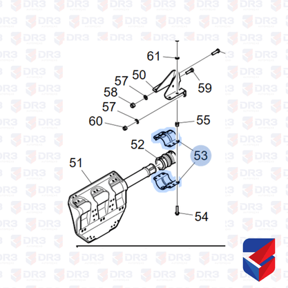 Abracadeira Superior Paralama Scania S5 1857875 ME1668 Edreaza