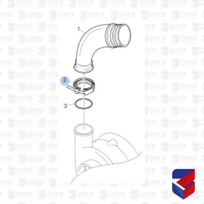 Abracadeira Turbina Scania S4 Inox 63X70mm 1439822 BrCompany