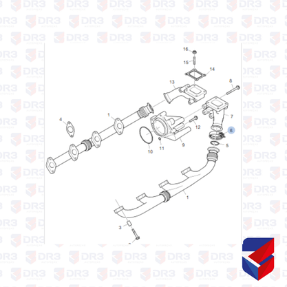 Abracadeira Turbina Scania S4 Inox 63X70mm 1439822 BrCompany