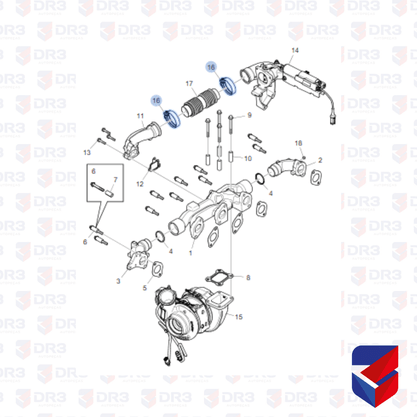 Abracadeira Turbina Scania S4 Inox 63X70mm 1439822 BrCompany