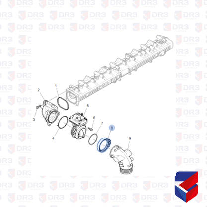 Abracadeira Turbina Scania S4 Reforcada 57x65 1439823 BrCompany
