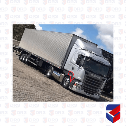 Acabamento Moldura Paralama Scania S4 S5 P G LD 1324606 Fabbof