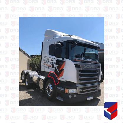 Acabamento Moldura Paralama Scania S4 S5 R LD 1431932 Globo