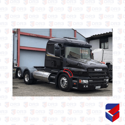 Acabamento Paralama Superior Scania S4 Bicudo LD Globo