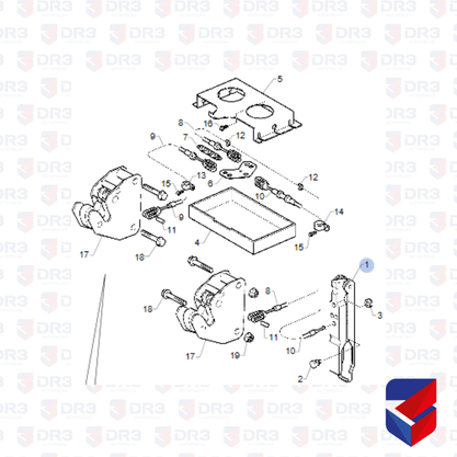 Alavanca Abertura Capo Scania S4 Bicudo 1394414 BrCompany