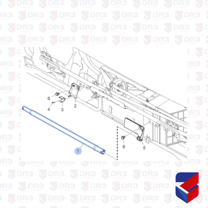Alavanca Bascular Cabine Scania S4 1386571 010249 Cipec