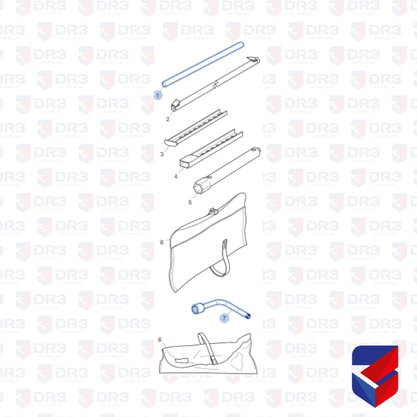 Alavanca Bascular Cabine Scania S5 1386572 1617S Globo