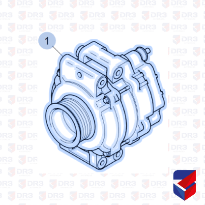 Alternador Scania NTG 2398368 2395908 2942351 Diesel Technic