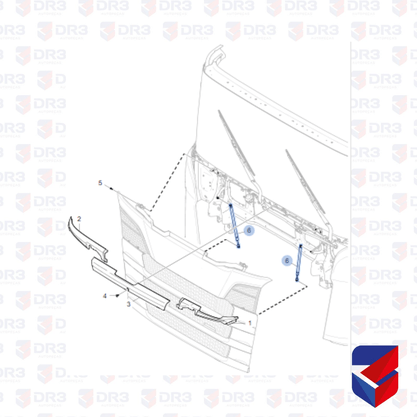 Amortecedor Grade Superior Scania NTG R 2303308 Suspentech