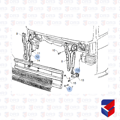 Amortecedor Grade Superior Scania S4 1306492 Globo