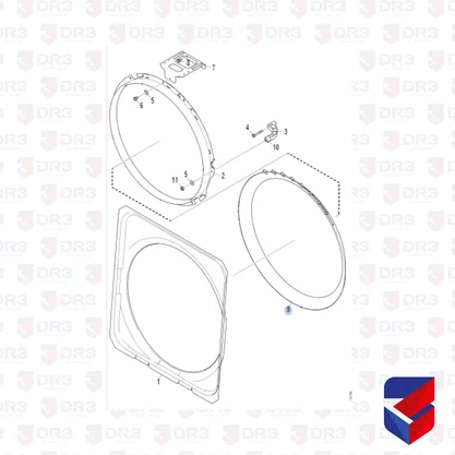 Anel Aro Radiador Scania S5 G 1440407 007150 Cipec