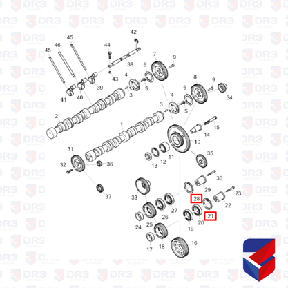 Anel Diferencial Scania RB662 804846 116473 Original