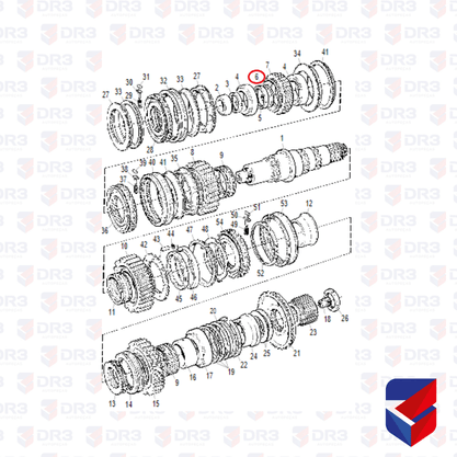 Arruela Calco Ajuste Caixa Cambio Scania 0,40mm 378639 Cipec