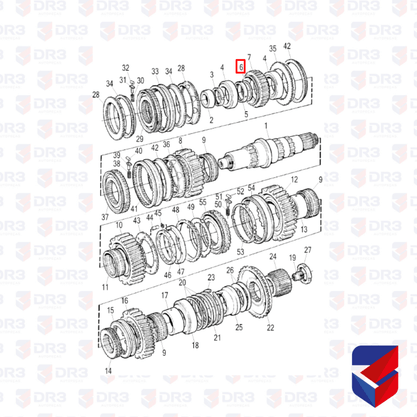 Arruela Calco Ajuste Caixa Cambio Scania 0,50mm 1104071 BrCompany