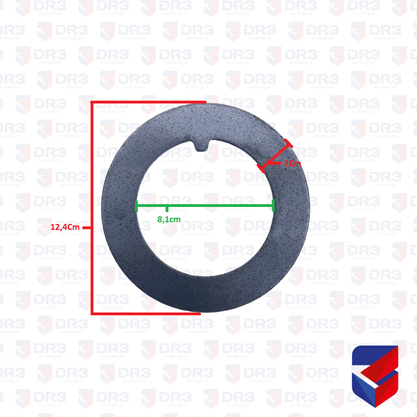 Arruela Cubo Carreta Randon 81,3x125mm R213 20200 Rovali
