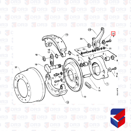 Arruela Trava Catraca Traseiro Dianteiro Scania BrCompany