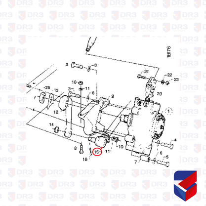 Barra Direcao Curta Scania 112 113 Bicudo 573mm 1369917 ADS