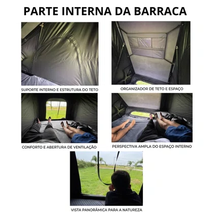 Barraca Teto Acampamento RTT-12