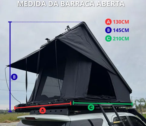 Barraca Teto Acampamento RTT-12