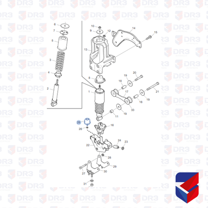 Batente Cabine Suspensao Dianteiro Scania 124 1349810 Cipec