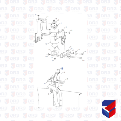 Batente Cabine Suspensao Dianteiro Traseiro Scania 124 BrCompany