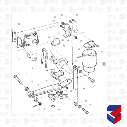 Bolsa Pneumatica Tracao Truck Scania S5 2010 Em Diante Continental