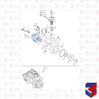 Bomba de Alta e Baixa Scania NTG 2984267 Original