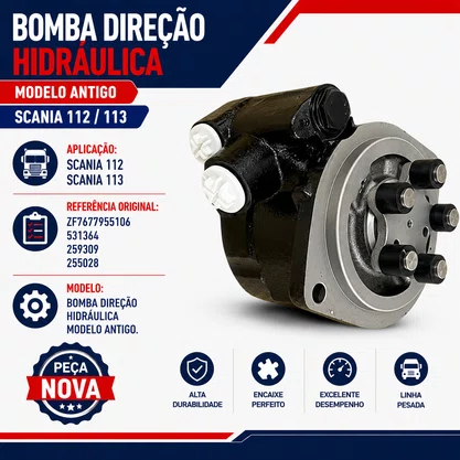 Bomba Direcao Hidraulica Scania 112 113 Antigo 531364 Bester