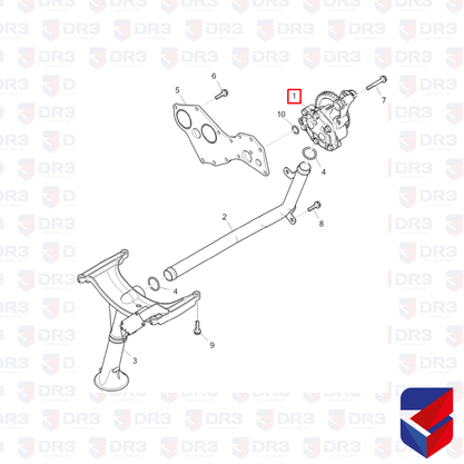 Bomba Oleo Motor Scania V8 Motor DC16 1888026 10288 Schadek