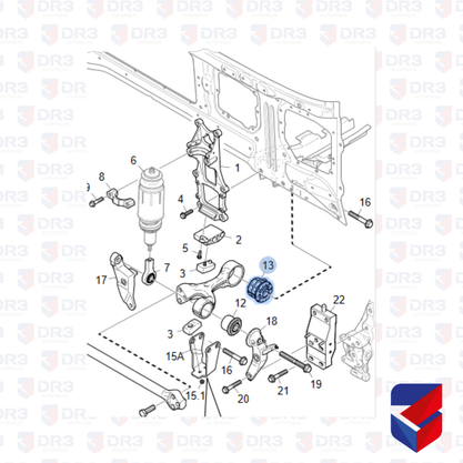 Bucha Barra Torcao Cabine Scania NTG 2545537 2623549 Cipec