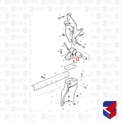 Bucha Suspensao Cabine Scania S4 Bicudo 1372432 000855 BrCompany