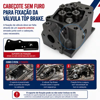 Cabecote Motor Mercedes Benz Euro 5 OM457 OM460 Com Rebaixo Bester