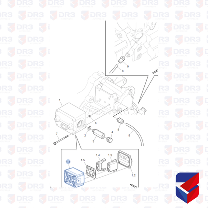 Caixa Bobinada da Solenoide Scania GRS905 149379 2760914 Original