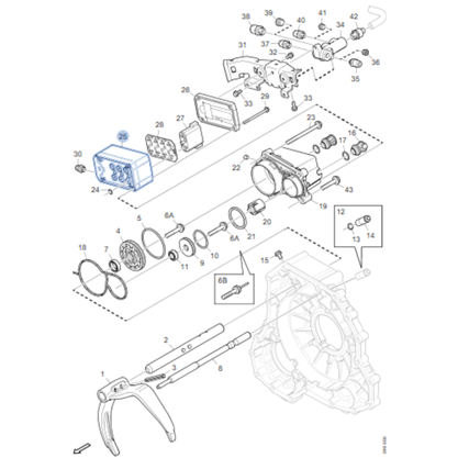 Caixa Bobinada da Solenoide Scania NTG 2447371 2276250 Original