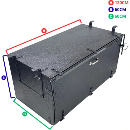 Caixa Cozinha 120x60x60cm Caminhao Carroceria Carreta Chimba