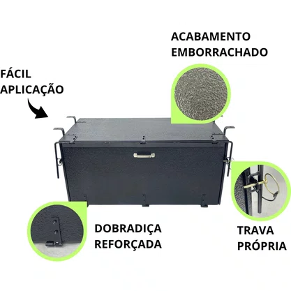 Caixa Cozinha 120x60x60cm Caminhao Carroceria Carreta Chimba