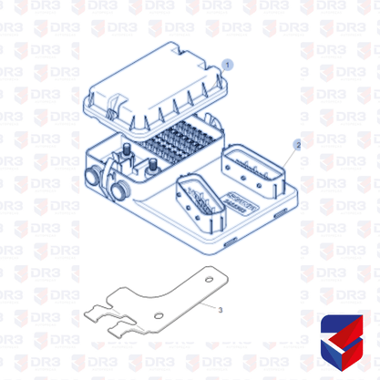 Caixa Fusiveis de Bateria Scania NTG 2558273 Original