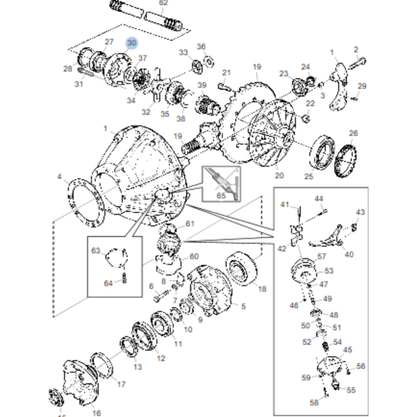 Caixa Satelite Menor Scania R780 16 Furos 1526117 00110052 Bester