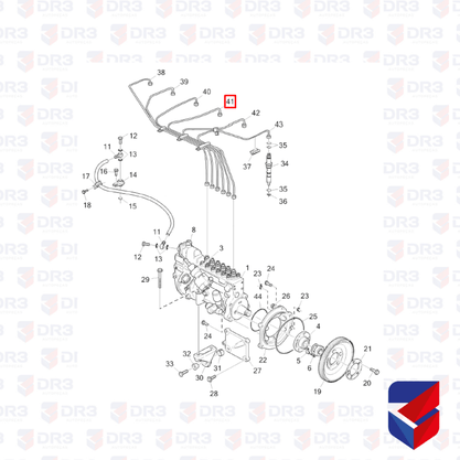 Cano Injetor Scania 124 Cilindro 4 1375372 509469 BrCompany