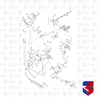 Cano Mangueira Radiador Scania S4 1505785 Lidebras