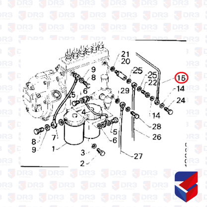 Cano Retorno Diesel Scania 112 113 219842 500772 003876 Lidebras