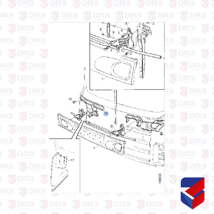 Carcaca Entrada Ar Scania S4 LD 1427430 1197S Globo